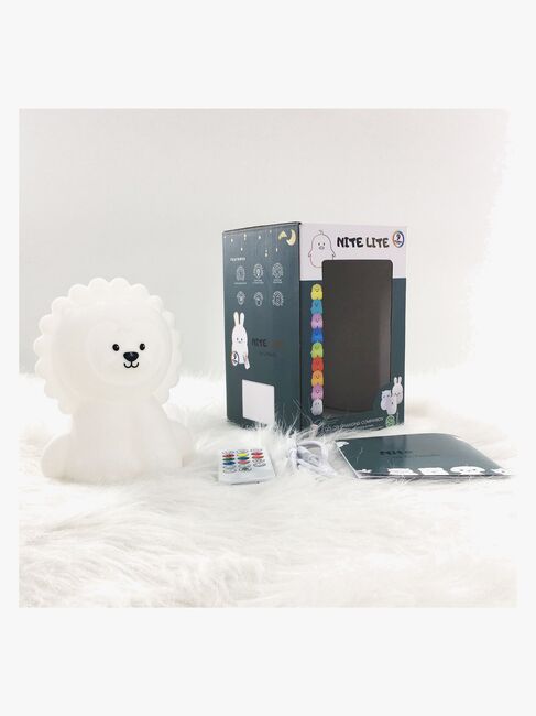 Nitelite Natlampe Løve, Hvid