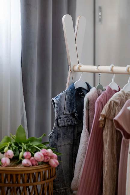 Meowbaby Tipi Tøjstativ L, Hvid