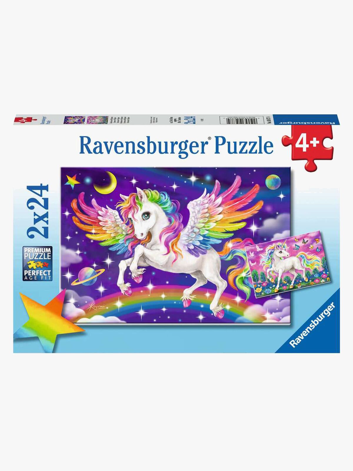 Ravensburger Puslespil Unicorn & Pegasus 2x24 Brikker