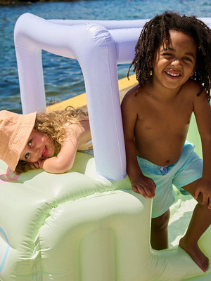 SUNNYLiFE  Oppustelig Bil, The Cubby Buggy Multifarvet