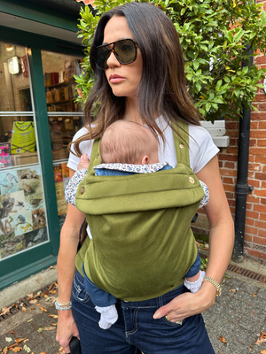 Bizzi Growin Nomad Velvet Bæresele, Cedar Green