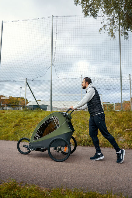 Beemoo Sporty Trail Cykelanhænger, Green