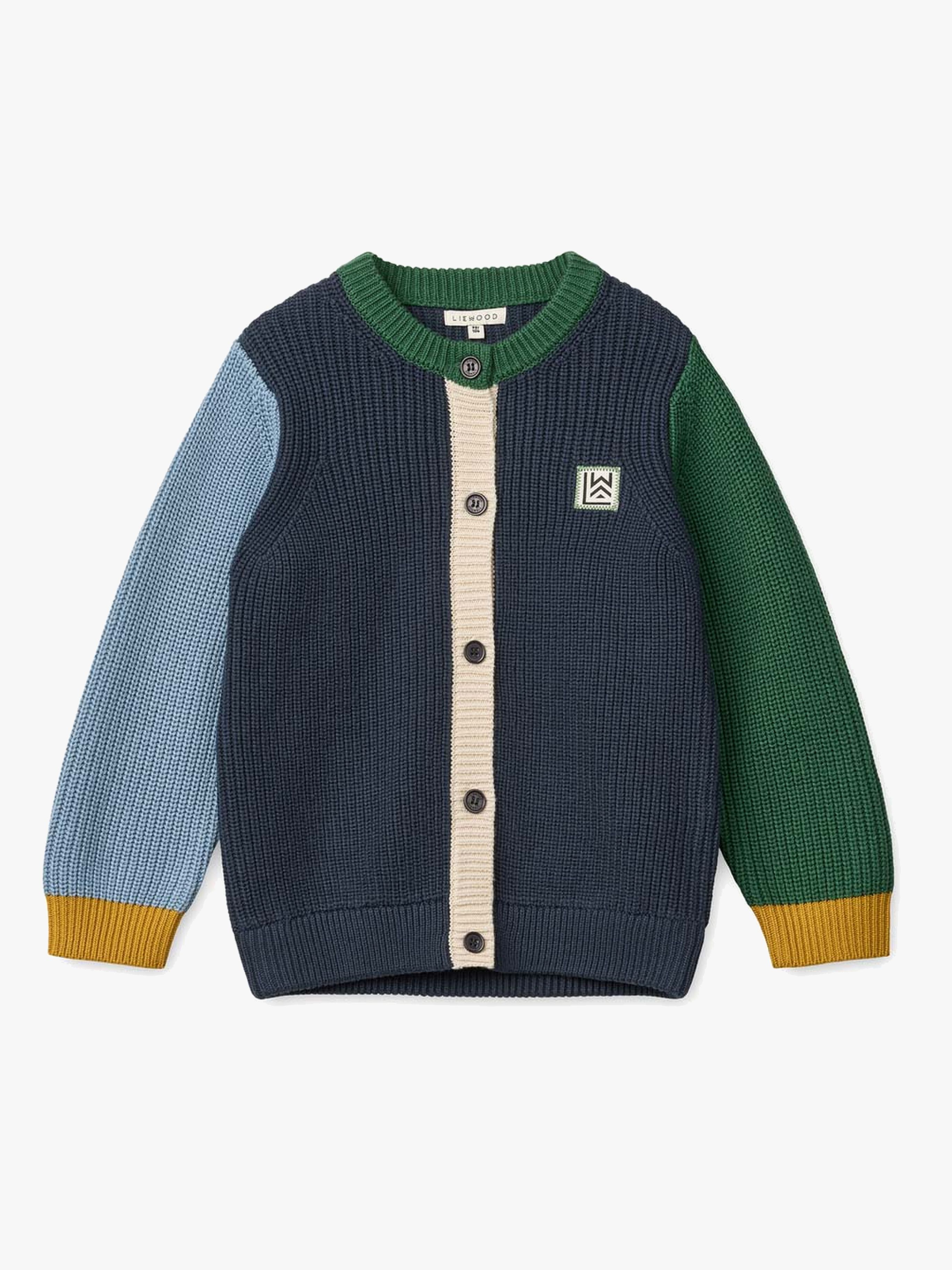 Liewood Thea Cardigan, Classic Navy Multi Mix, 122-128