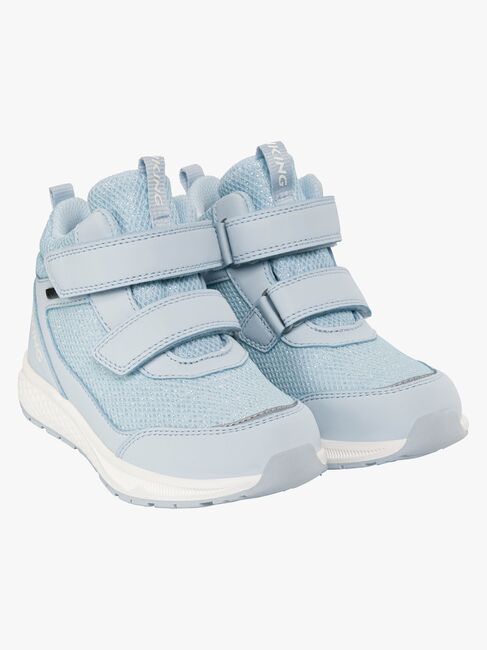 Viking Bouncy Glitter Mid 2V GTX Sneakers, Light Blue