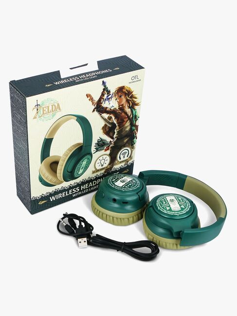 Zelda Høretelefoner Trådløse med LED Sharing AUX
