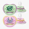 Philips Avent Ultra Air-sut 6-18m 2-pak, Lyserød/Grøn