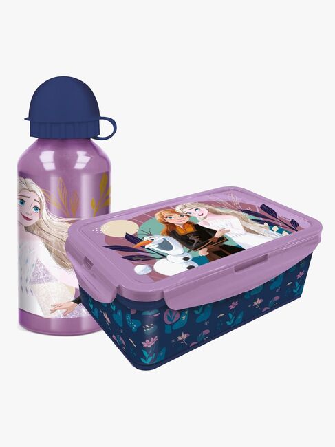 Disney Frozen Madkasse og Flaske, Lilla