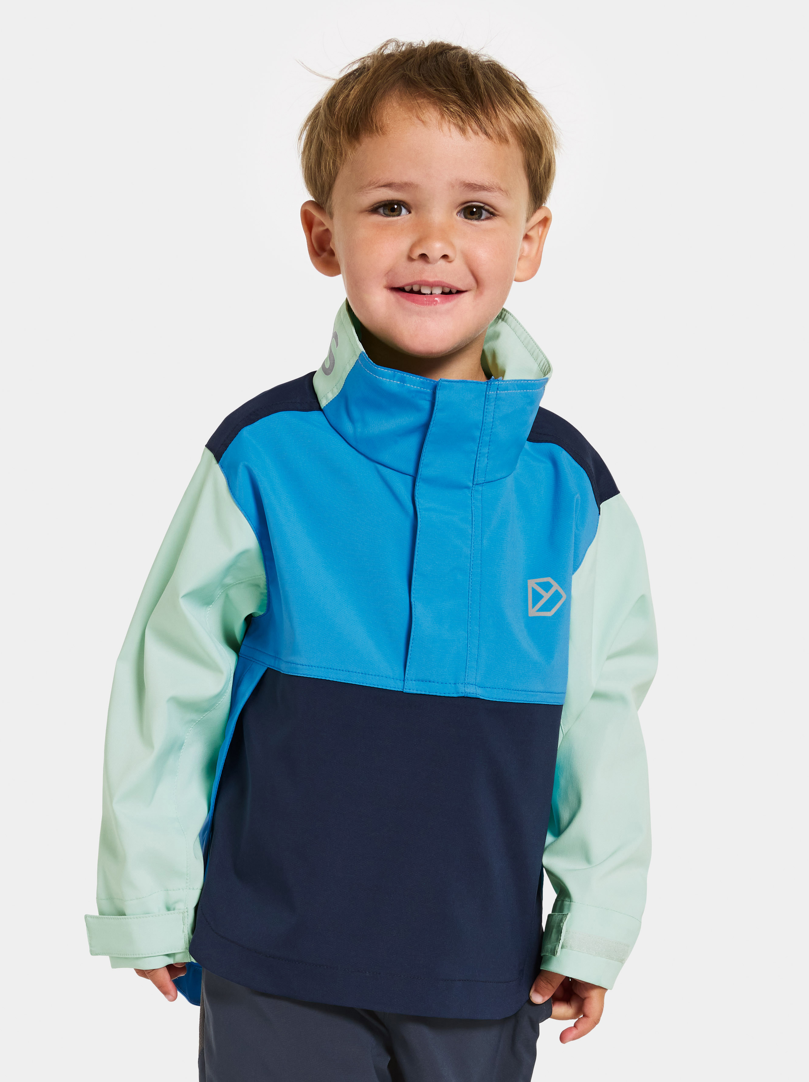 Didriksons Lingon Anorak, Pale Mint, 130