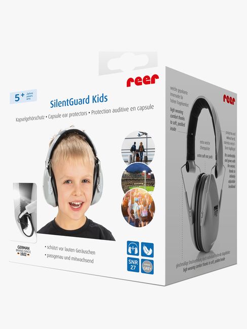 Reer SilentGuard Børn Høreværn, Grå