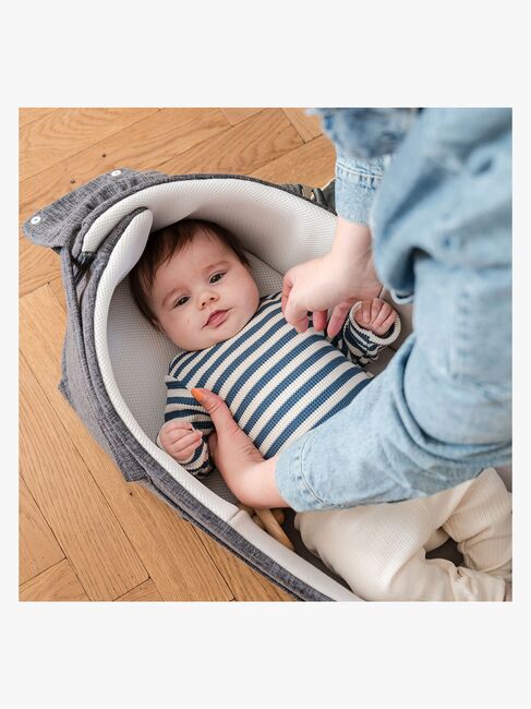 Doomoo Babynest/lift 3-i-1, Grå