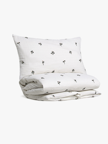 Alice & Fox ADORA Sengesæt Tremmeseng 100x130, Hvid