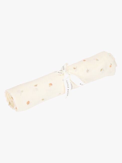 Little Dutch Forest Treasures Tæppe/ Stofble i Musselin, Hvid