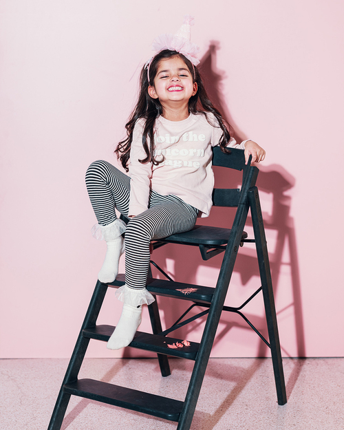 KAOS Klapp Højstol Recycled, Charcoal Black