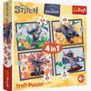 Disney Lilo & Stitch Puslespil 4-i-1