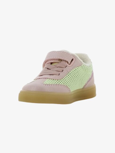 SJ Sneakers, Light Pink/Yellow