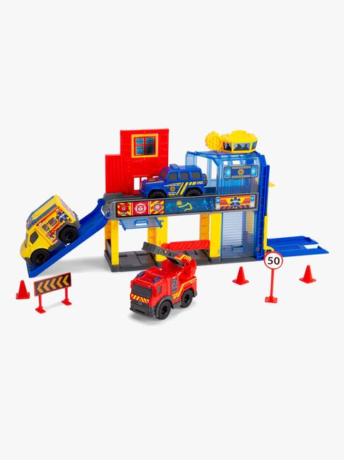 Dickie Toys Redningsstation inkl 3 Transportmidler