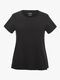 Boob Vente/Amme T-Shirt, Svart