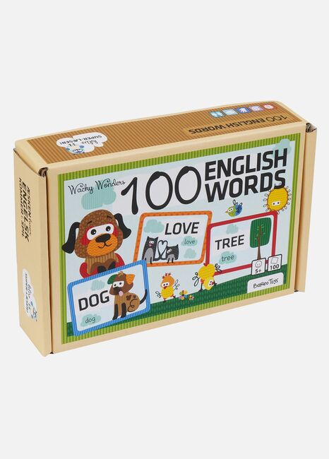 Barbo Toys Wacky Wonders Lær 100 Engelske Ord - Sæt