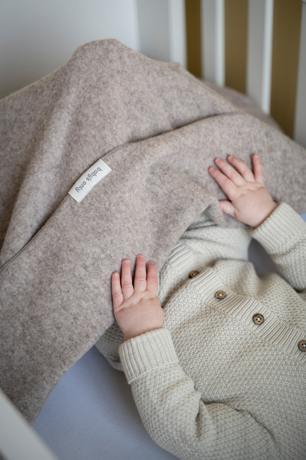 Baby's Only Newborn Tæppe Merinould TOG 1, Brushed Sand