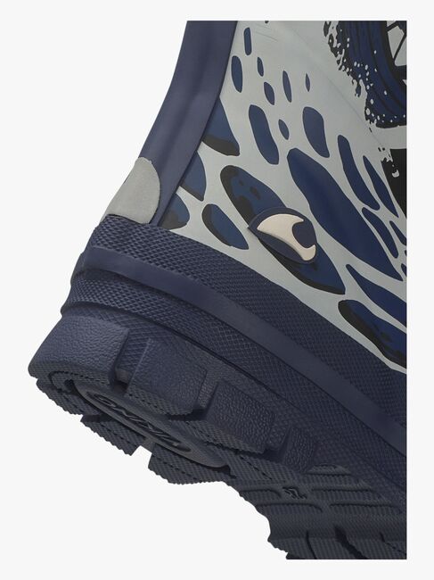 Viking Jolly Print Thermo Forede Gummistøvler, Blue/Multi