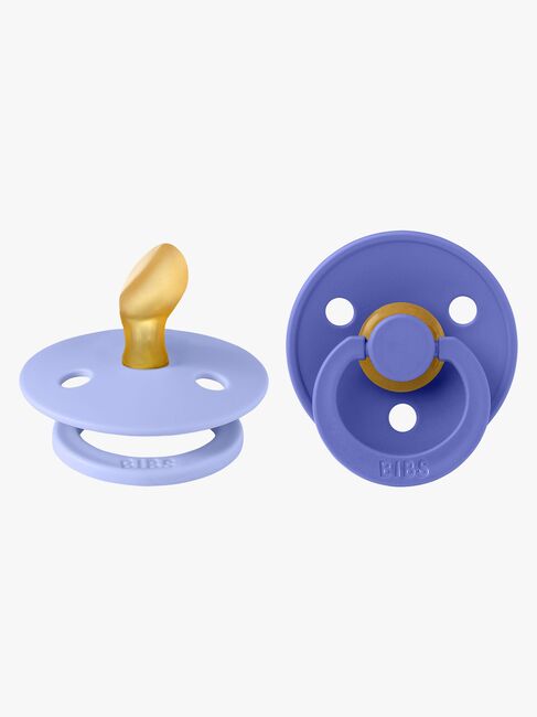 BIBS Colour Sut 2-pak Latex Str. 1 Anatomisk, Hush/Grape