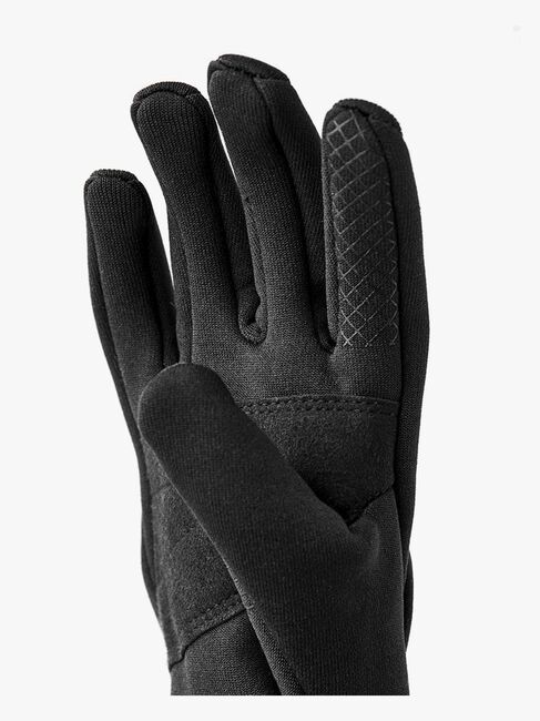 Hestra Touch Point Fleece Liner JR Handsker, Sort