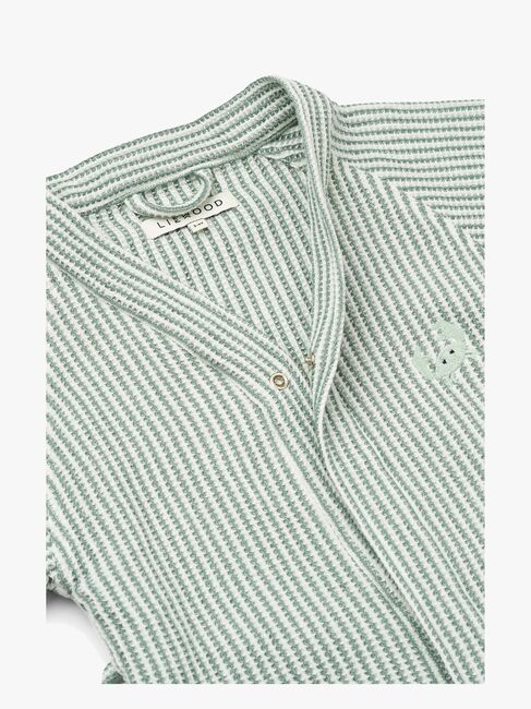 LIEWOOD Bertha Badekåbe Stripe, Peppermint/Creme de la Creme