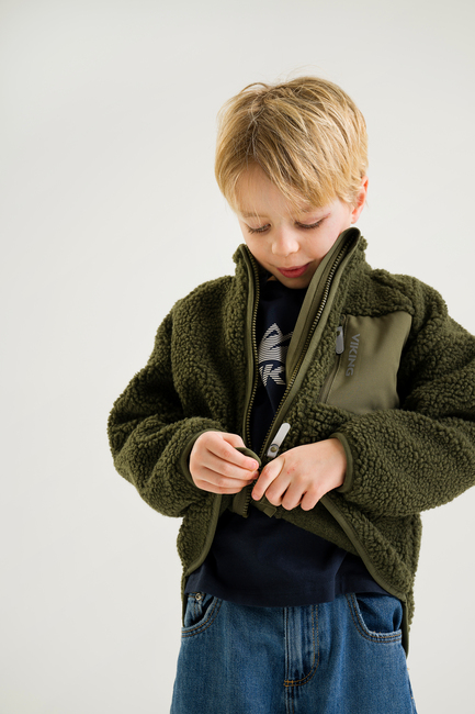Viking Playtime Fleecetrøje, Olive
