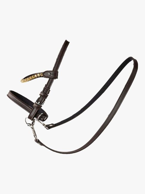 My Hobby Horse Hovedtøj med Guldstene, Brun