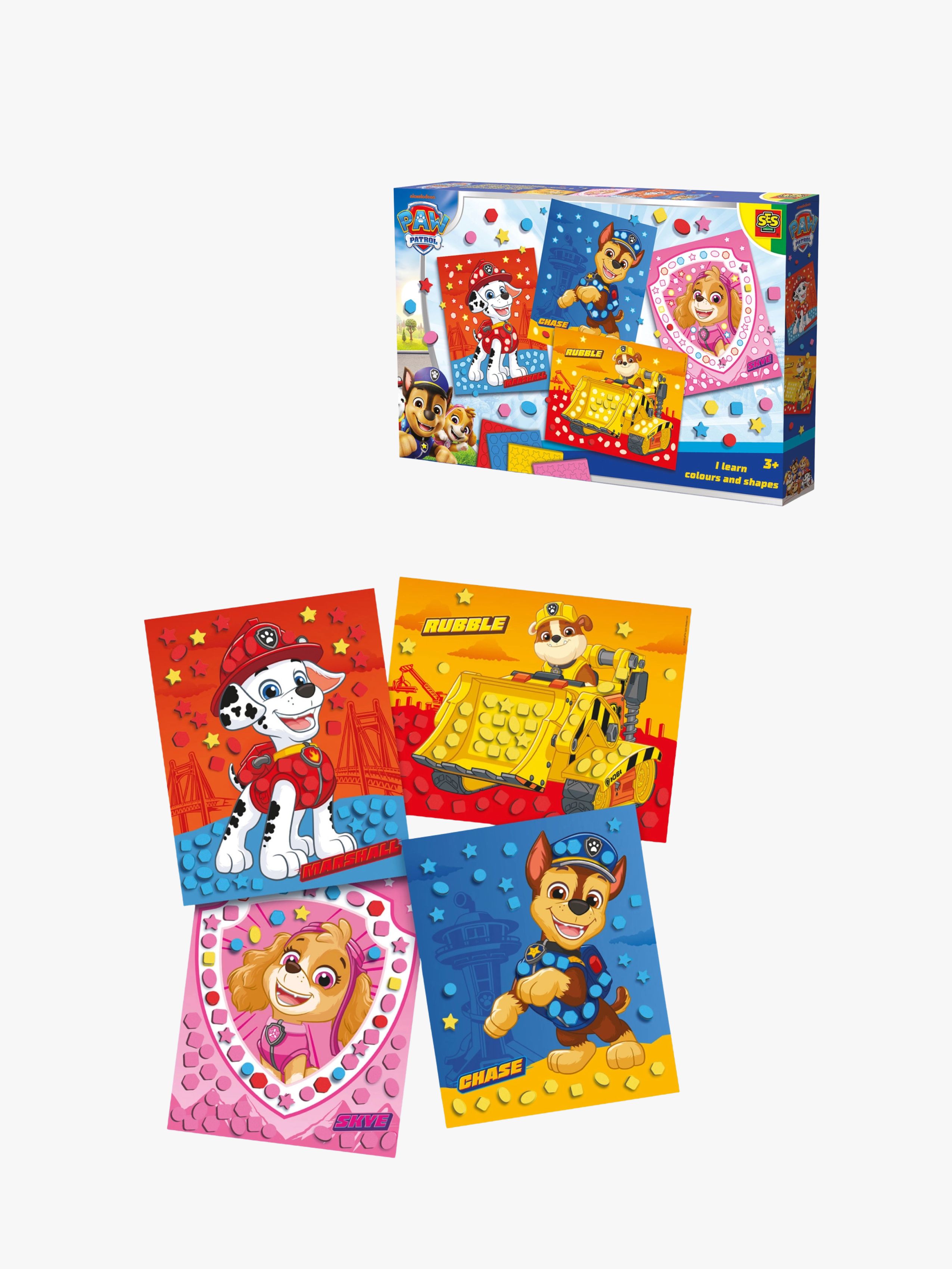 SES Creative Paw Patrol Kreasæt Jeg Lærer Om Fremstillet Af Form og Farver