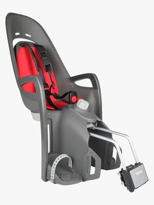 Hamax Zenith Relax Cykelstol, Grå/Rød