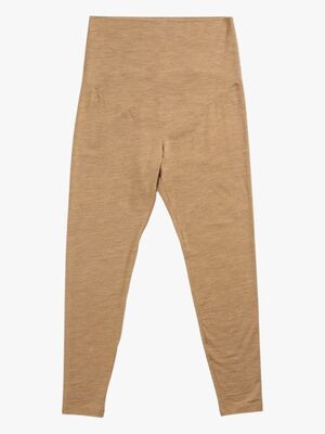 Boob Merinould Leggings, Brown Melange