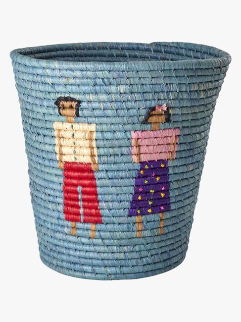 Rice Opbevaringskurv, Blå