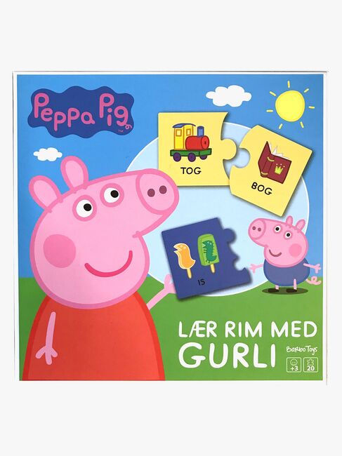 Gurli Gris Lær At Rime Puslespil 20 Brikker