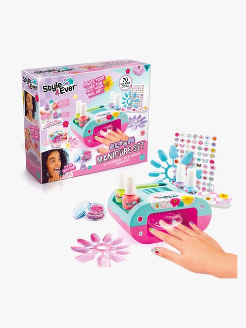 Style 4 Ever Manicuresæt Neglekunst Blomst