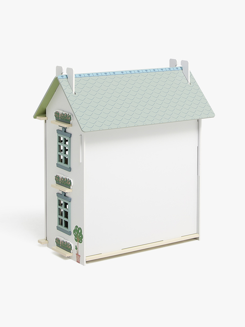 Alice & Fox Dukkehus med Møbler & 4 Dukker, Blå