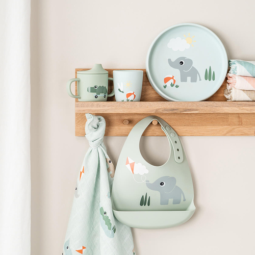 Done By Deer Playground Tallerken Stick & Stay, Blue