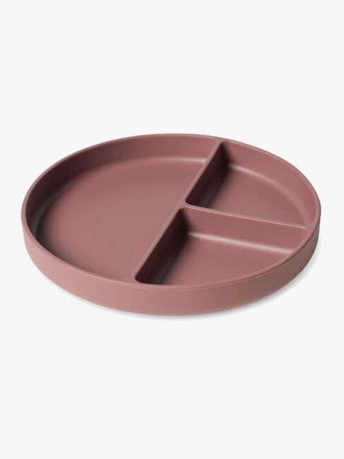 nuuroo Mingo Opdelt Tallerken Silikone, Mahogany