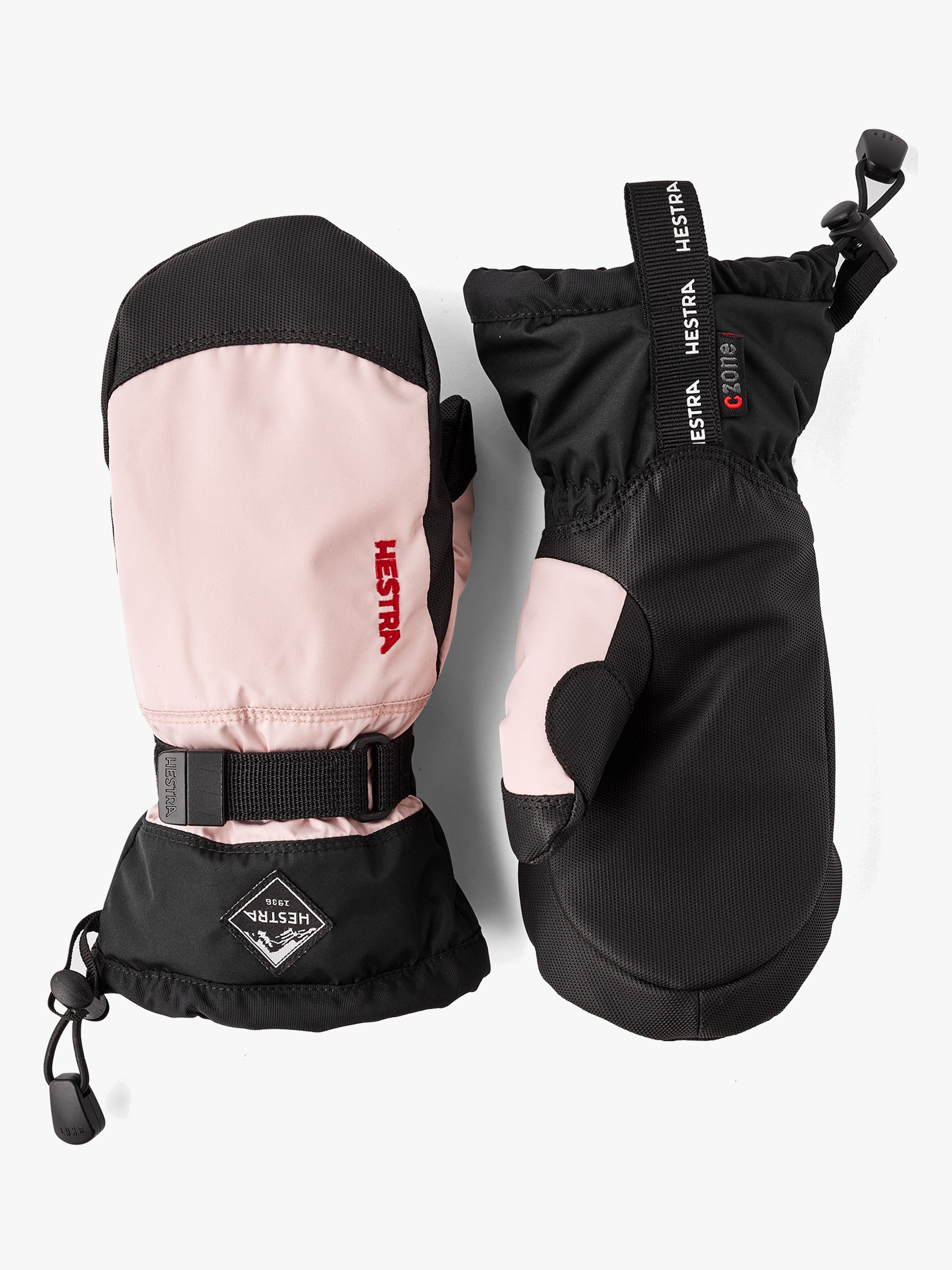 Hestra Gauntlet Czone Jr Vanter, Parfait/Black, 5