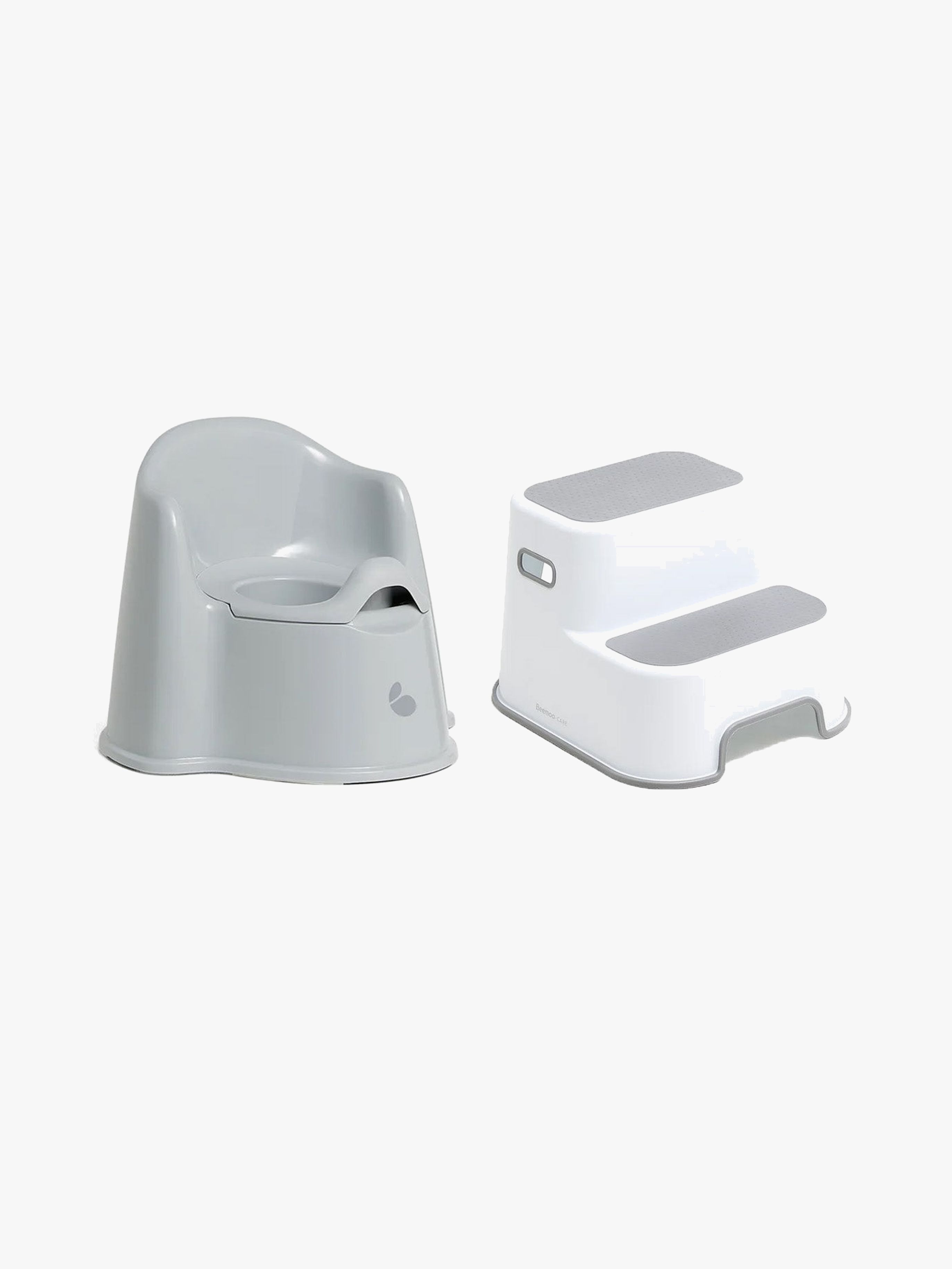 Beemoo CARE Assist Potte &  Skammel, White/Grey