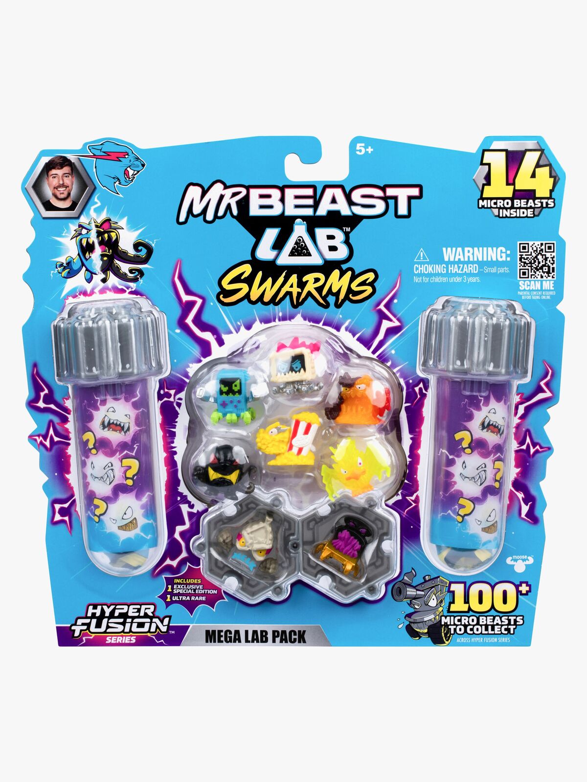Beast Lab Swarms Samlerfigurer Hyper Fusion 14-pak