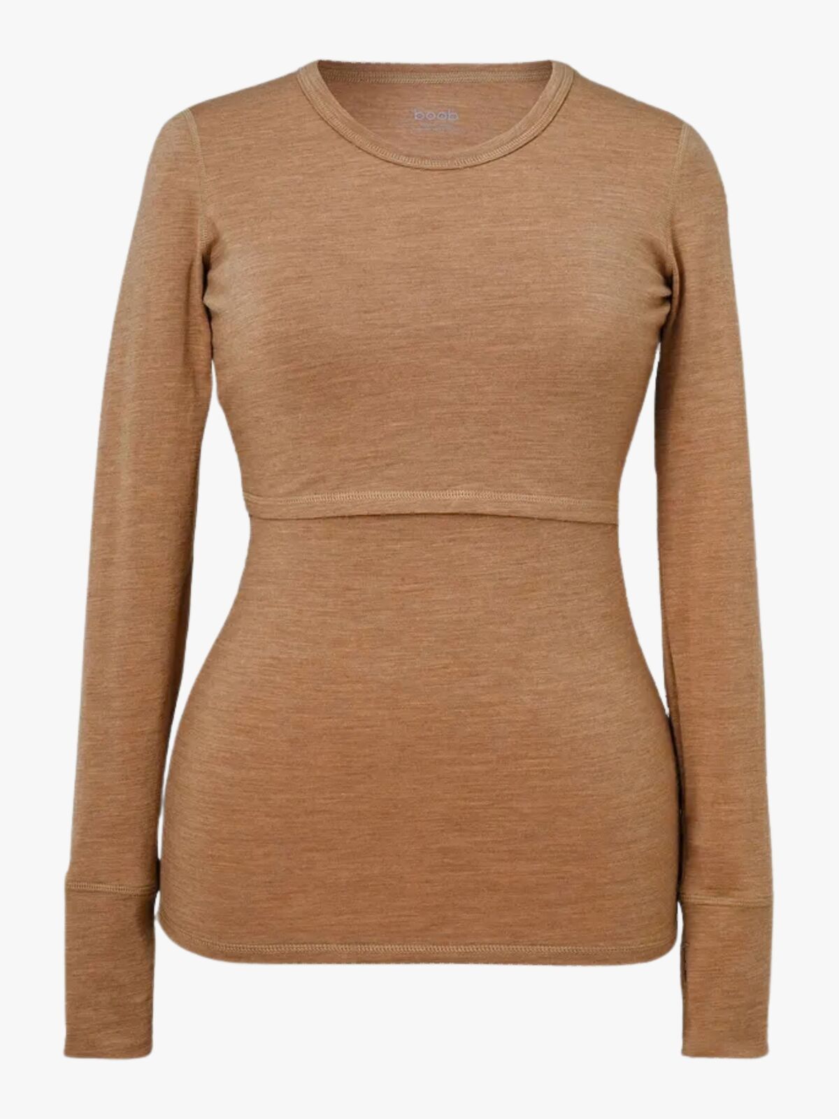 Boob Merinould Ammetop, Brown Melange