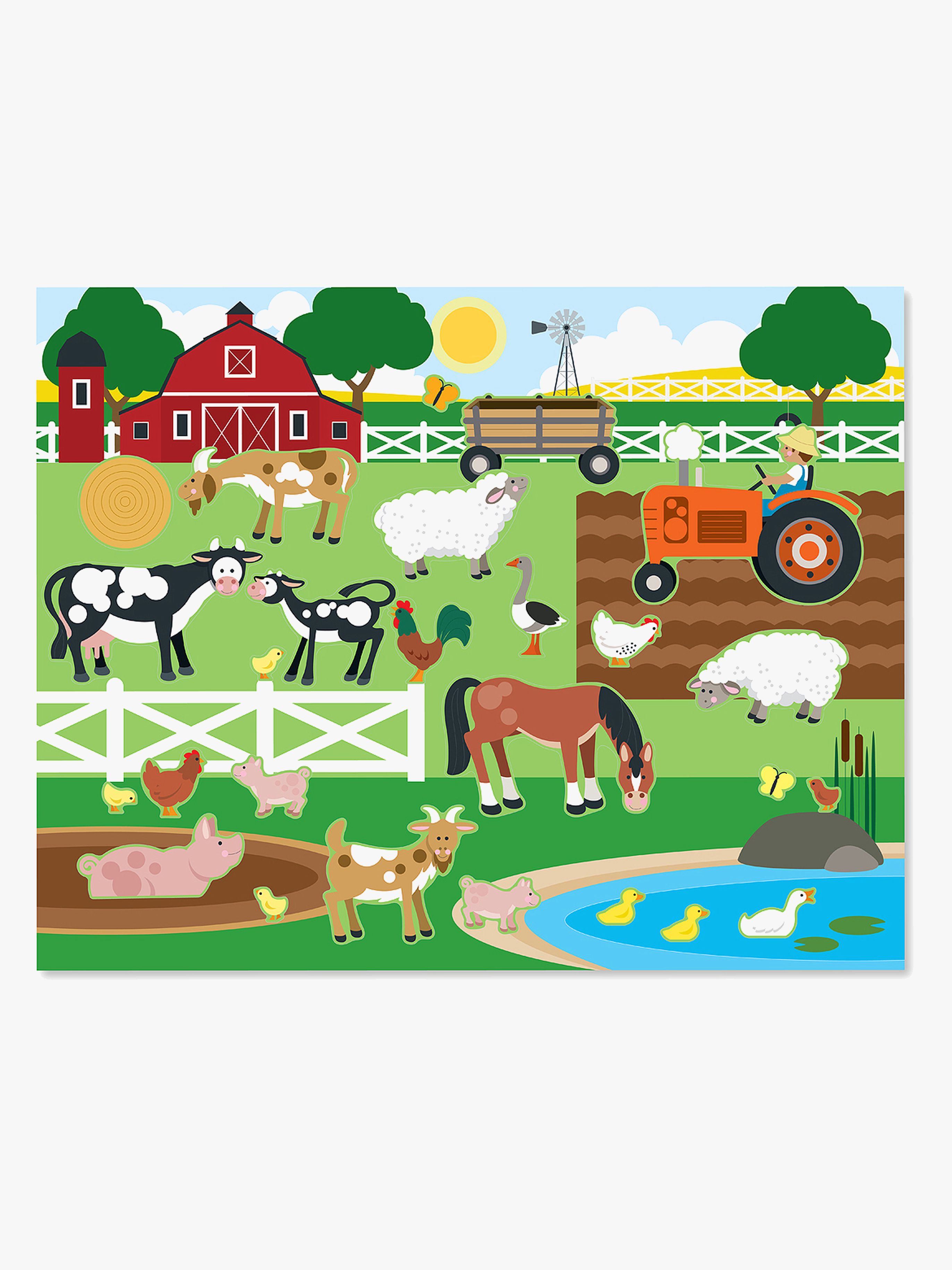Melissa & Doug Genanvendelig Klistermærkebog Dyr