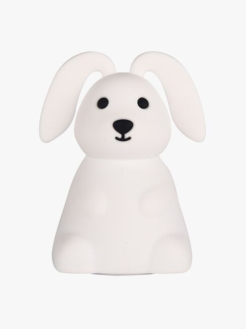 CarloBaby Bunny Floppy Ears  LED Natlampe, Hvid