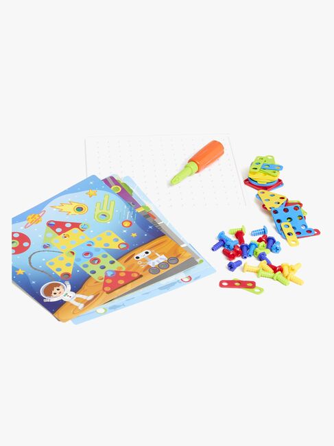 Fippla Screw A Puzzle Building Kit Børnepuslespil 64 Dele