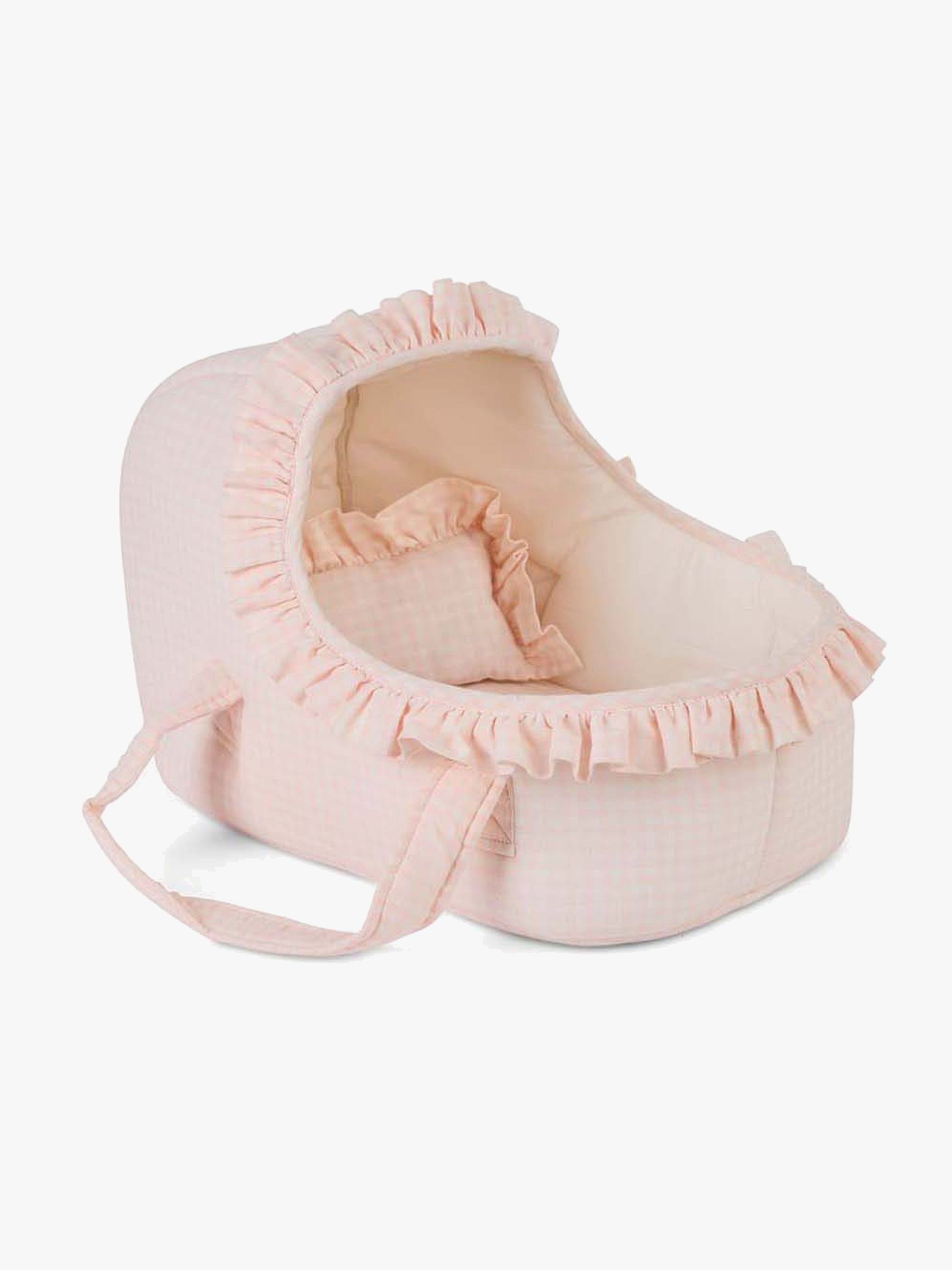 Smallstuff Dukkekurv Med Pude &  Dyne, Rosa