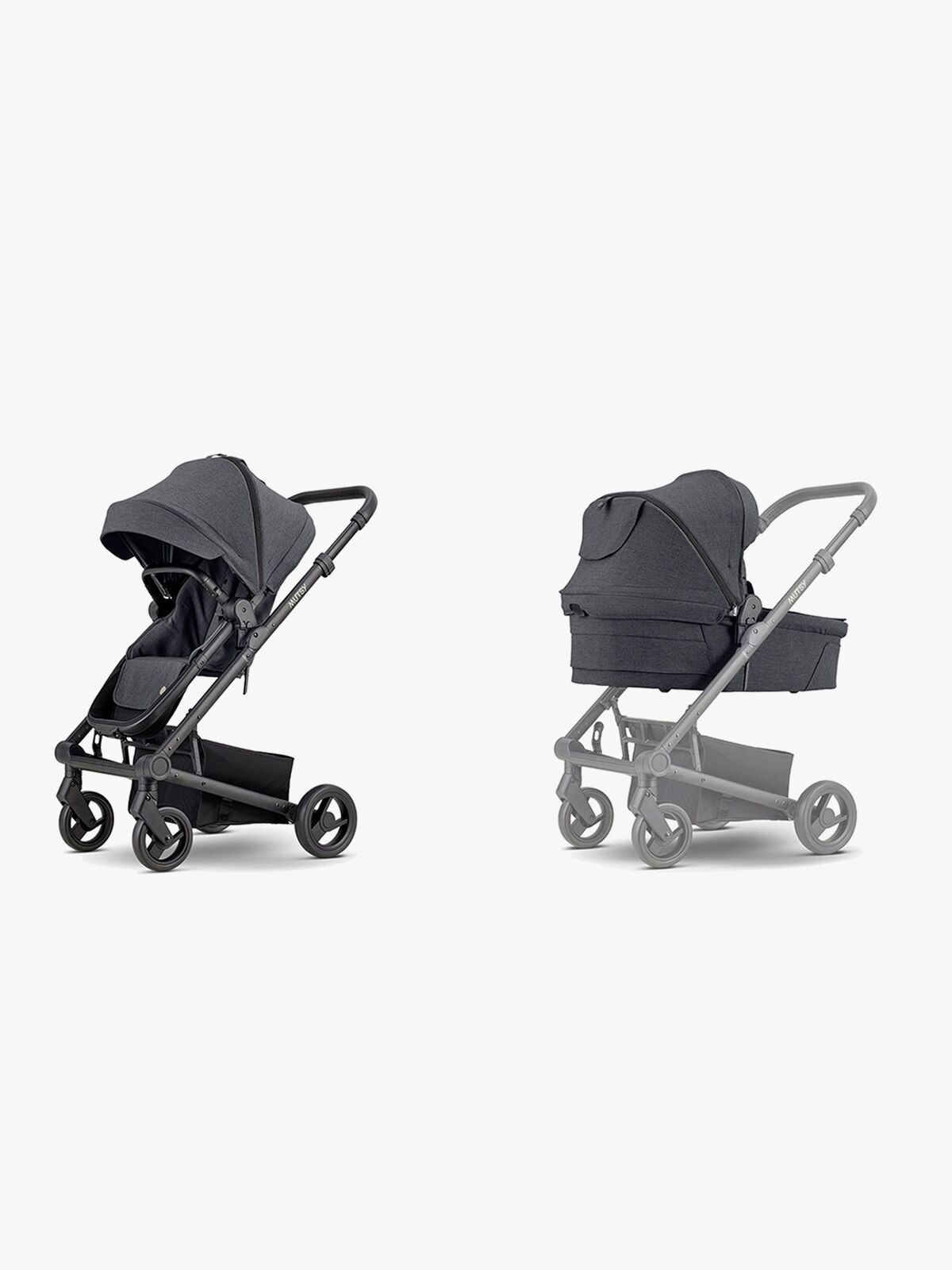 Mutsy Nexo+ Duovogn, Sort