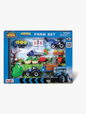 Maisto Mini Working Machines Legesæt Super Farm New Holland
