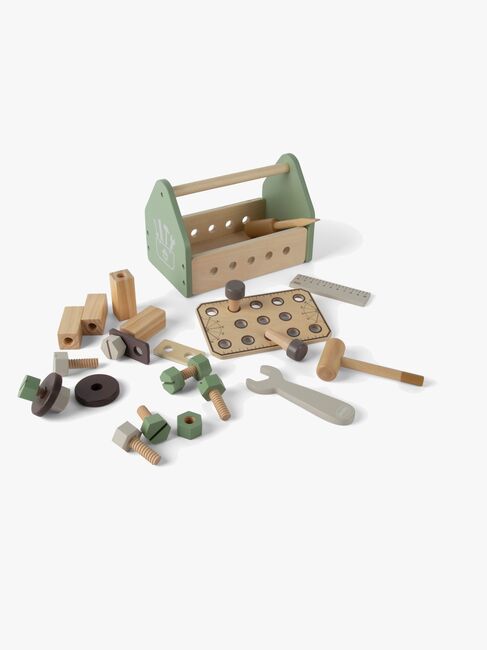 Dantoy Værktøjskasse Wood In Gift Box