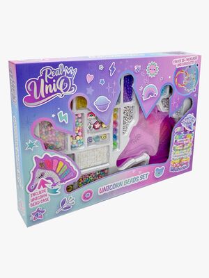 Real UniQ Stor Perlesæt Enhjørning